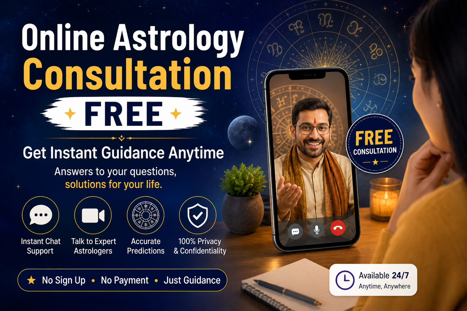 Online Astrology Consultation Free – Get Instant Guidance Anytime